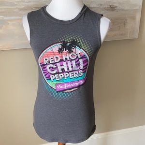 Red Hot Chili Peppers Californication gray muscle tee